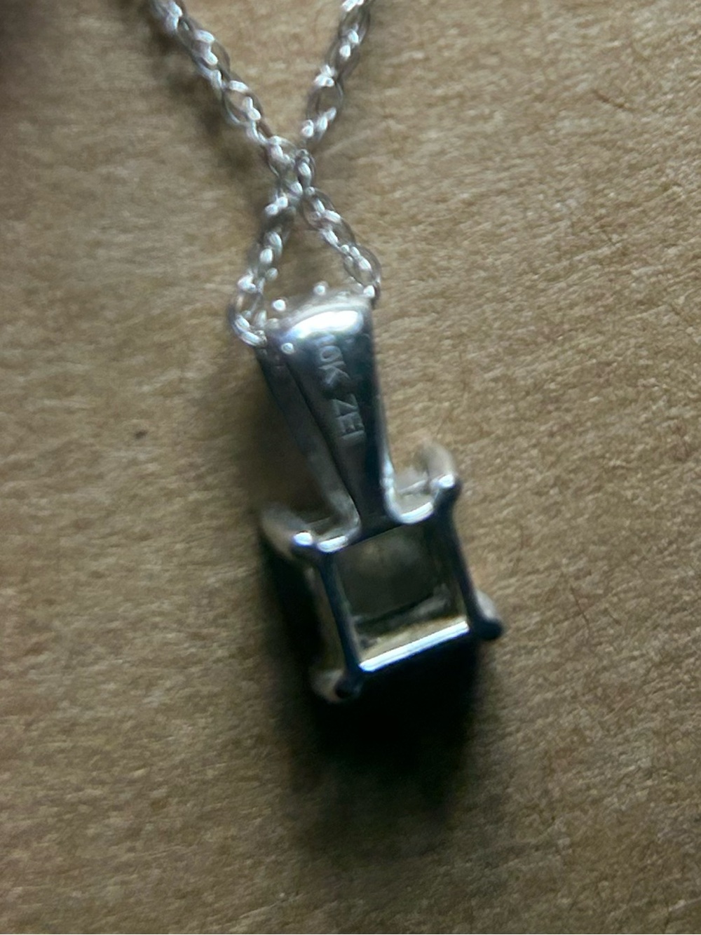 Kay Jewelers Diamond Princess-Cut Pendant Necklace - Picture 2 of 2